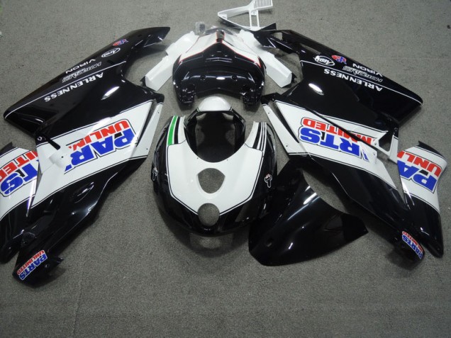 Affordable 2003-2004 Black White Ducati 749 Motorcyle Fairings