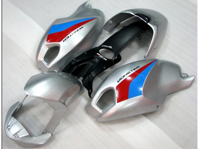 Affordable 2008-2012 Silver Monster Ducati Monster 696 Replacement Fairings