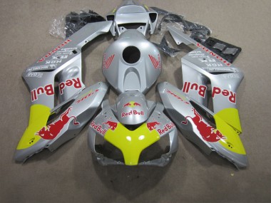 Affordable 2004-2005 Silver Red Bull Honda CBR1000RR Motorcylce Fairings