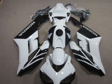 Affordable 2004-2005 Black White Honda CBR1000RR Motorbike Fairing Kits