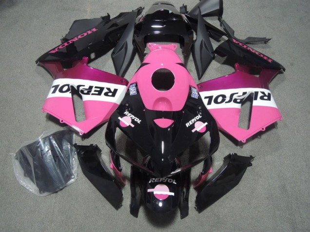 Affordable 2004-2005 Black Pink Repsol Honda CBR1000RR Motorcycle Bodywork