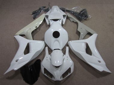 Affordable 2006-2007 White Honda CBR1000RR Motorcycle Fairings Kit