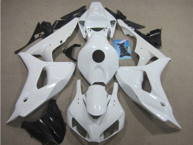 Affordable 2006-2007 White Honda CBR1000RR Motorcycle Fairings Kits