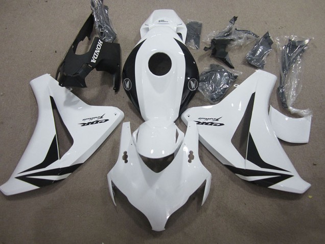 Affordable 2008-2011 White Black Fireblade Honda CBR1000RR Motorbike Fairing