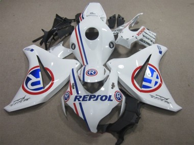 Affordable 2008-2011 White Blue Repsol Honda CBR1000RR Motorbike Fairing