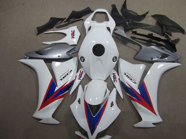 Affordable 2012-2016 White HRC Honda CBR1000RR Motorcycle Fairing Kit