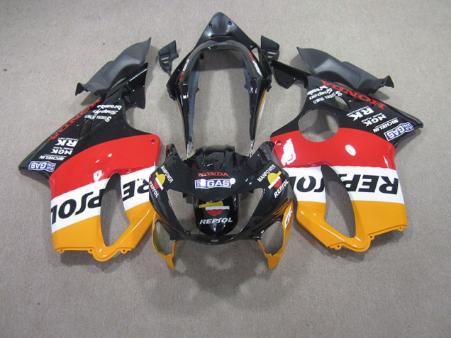 Affordable 1999-2000 Red Black Repsol Honda CBR600 F4 Moto Fairings