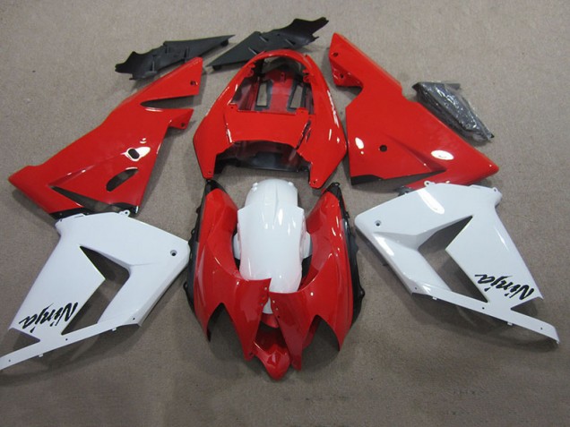 Affordable 2003-2005 Red White Ninja Kawasaki ZX10R Motorcycle Bodywork