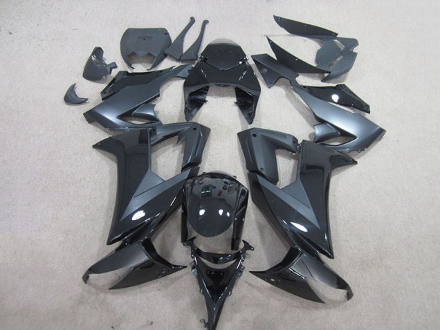 Affordable 2008-2010 Black Kawasaki ZX10R Motorbike Fairing