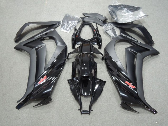 Affordable 2011-2015 Black Red Ninja Kawasaki ZX10R Motorcyle Fairings