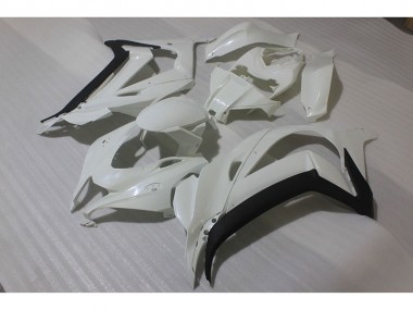 Affordable 2016-2019 White Kawasaki ZX10R Motorcycle Fairings