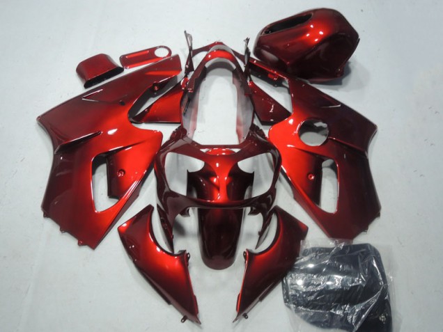 Affordable 2002-2006 Red Kawasaki ZX12R Motorcycle Replacement Fairings