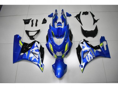 Affordable 2017-2021 Blue White Decal Suzuki GSXR1000 Motorcycle Bodywork