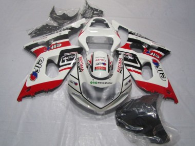 Affordable 2000-2002 White Red Rizoma Playboy Suzuki GSXR1000 Motorcylce Fairings