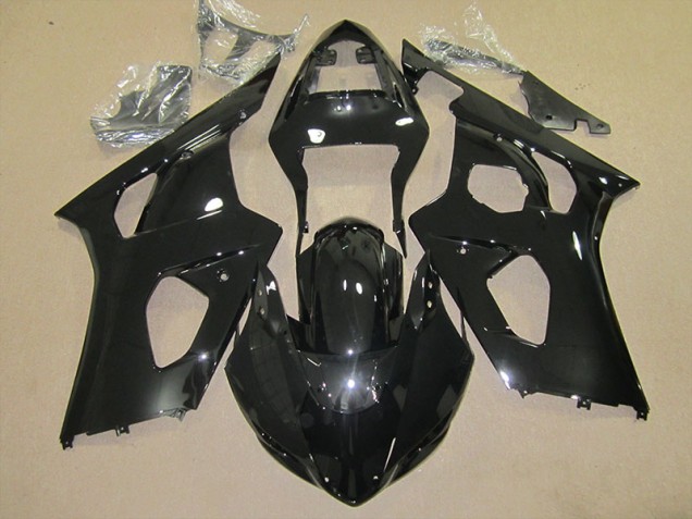 Affordable 2003-2004 Gloss Black Suzuki GSXR1000 Motor Fairings