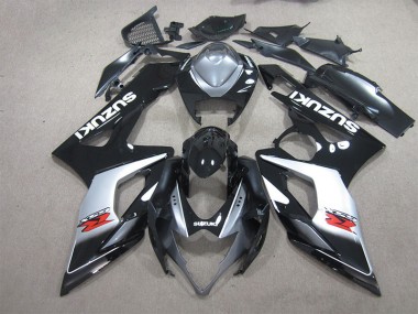 Affordable 2005-2006 Black White Decal Suzuki GSXR1000 Motorbike Fairings