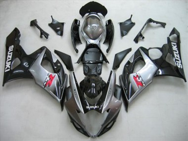 Affordable 2005-2006 Black Silver Suzuki GSXR1000 Motorcycle Fairing