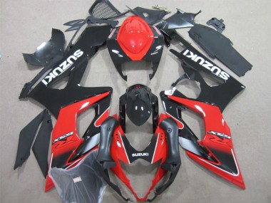 Affordable 2005-2006 Black Red Suzuki GSXR1000 Motorcycle Fairings