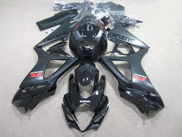 Affordable 2007-2008 Black Suzuki GSXR1000 Motorcycle Fairing Kits