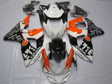 Affordable 2009-2016 White Black Orange Bright Logic Suzuki GSXR1000 Motor Bike Fairings