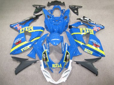 Affordable 2009-2016 Blue Rizla Q8 oils Suzuki GSXR1000 Replacement Motorcycle Fairings