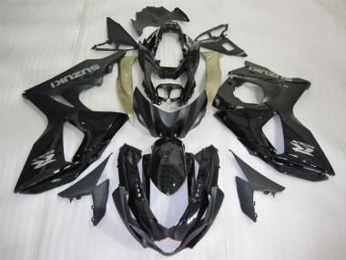 Affordable 2009-2016 Black Suzuki GSXR1000 Bike Fairing Kit