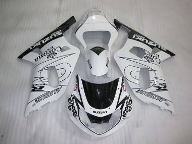 Affordable 2001-2003 White Black Corona Extra Suzuki GSXR600 Bike Fairings