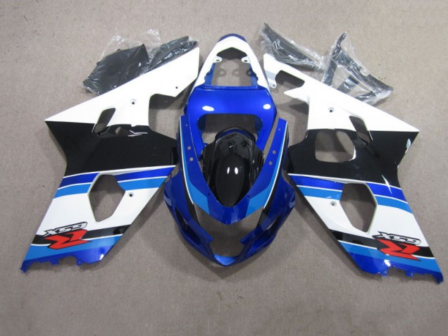 Affordable 2004-2005 Blue White Suzuki GSXR600 Motor Fairings