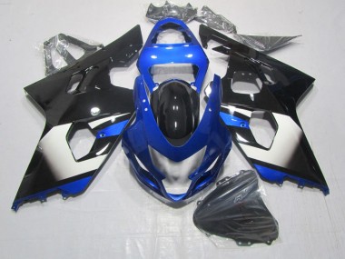 Affordable 2004-2005 Black Blue Suzuki GSXR600 Motorcylce Fairings