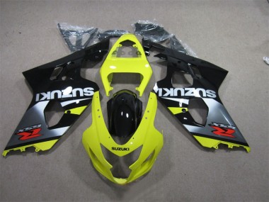 Affordable 2004-2005 Yellow Black Suzuki GSXR600 Motorcycle Bodywork