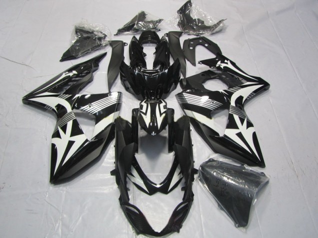 Affordable 2009-2016 Black White Suzuki GSXR1000 Motorcycle Replacement Fairings