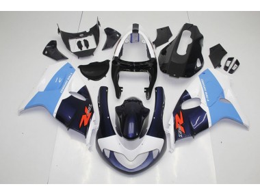 Affordable 1998-2003 Blue White Suzuki TL1000R Motorcycle Fairing Kits