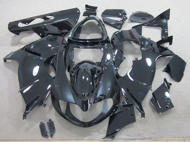 Affordable 1998-2003 Black Suzuki TL1000R Motorcycle Fairing Kit