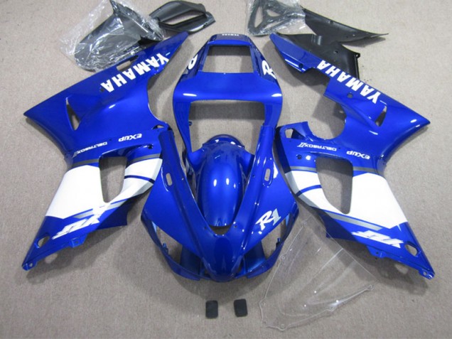 Affordable 2002-2003 Blue White Yamaha YZF R1 Bike Fairing