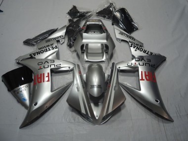 Affordable 2002-2003 Silver Fiat Yamaha YZF R1 Replacement Fairings