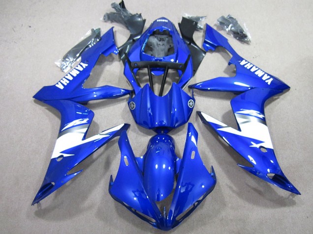 Affordable 2004-2006 Blue White Yamaha YZF R1 Motorcycle Fairings Kits