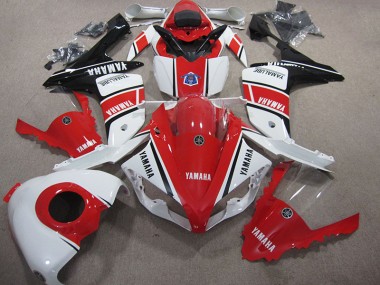 Affordable 2007-2008 Red White Yamaha YZF R1 Motorcycle Bodywork