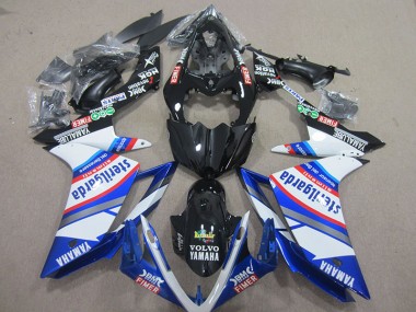 Affordable 2007-2008 Black White Sterilgarda Yamaha YZF R1 Motorcylce Fairings