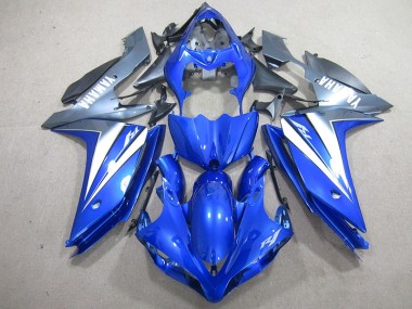 Affordable 2007-2008 Blue Silver Yamaha YZF R1 Motorbike Fairings