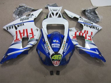 Affordable 2009-2011 Blue White Motul Dunlop 46 Yamaha YZF R1 Motorbike Fairing