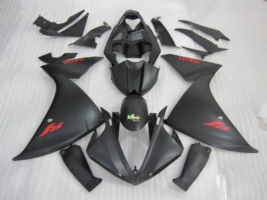 Affordable 2009-2011 Black Red Yamaha YZF R1 Motorcycle Fairings