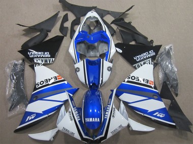 Affordable 2009-2011 Blue White Yamaha YZF R1 Motorcycle Fairing