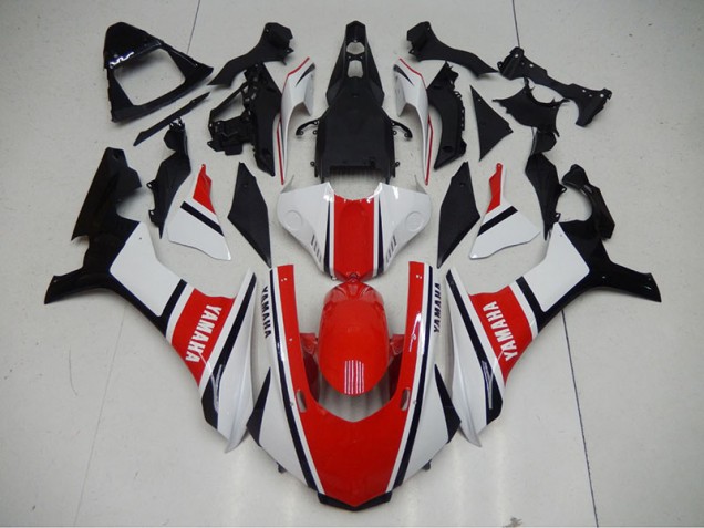 Affordable 2015-2019 Red White Yamaha YZF R1 Motorcycle Bodywork