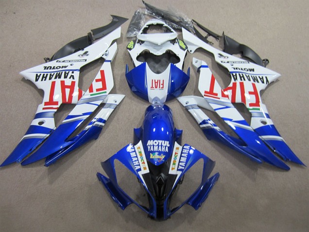 Affordable 2008-2016 Blue White Motul Red Fiat Yamaha YZF R6 Motorbike Fairing