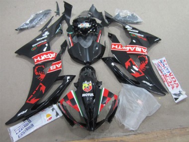 Affordable 2008-2016 Black White Motul Yamaha YZF R6 Motorbike Fairing