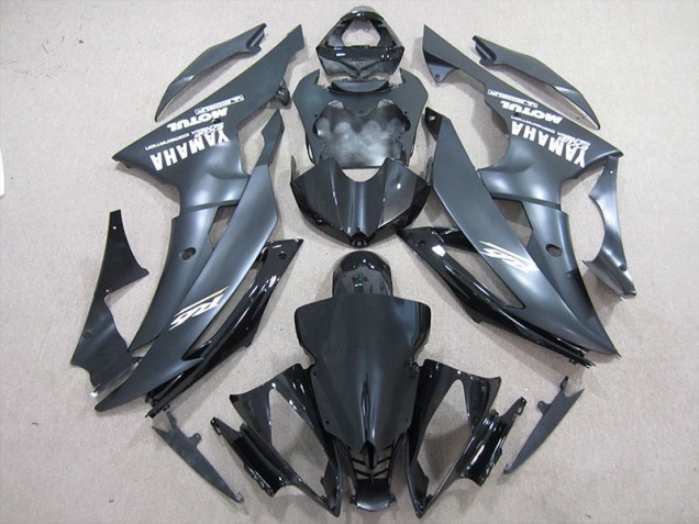 Affordable 2008-2016 Black White Yamaha YZF R6 Bike Fairing Kit